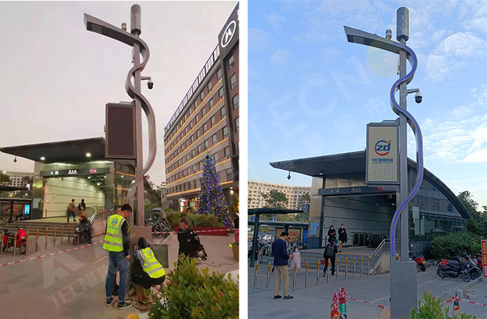 LED燈桿屏 LED燈桿屏