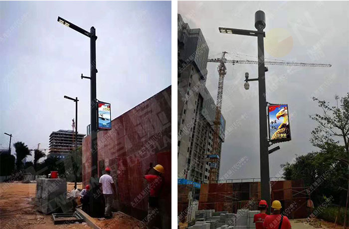 廣州國際創(chuàng)新城應(yīng)用LED燈桿屏 廣州國際創(chuàng)新城應(yīng)用LED燈桿屏